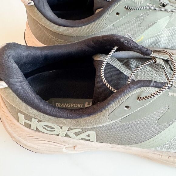 HOKA Transport Men’s Sneakers – Olive Green Cordura / Vibram Sole – Size 13D main image 15